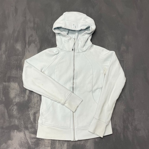 lululemon athletica Tops - Lululemon Scuba Full-Zip Hoodie classic athletic sweater womens Sz 6